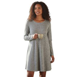 PINC GRAY SWING DRESS SZ.M EUC.